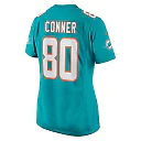Zennovawear Tanner Conner 80 Miami Dolphins Women Home Game Jersey - Aqua