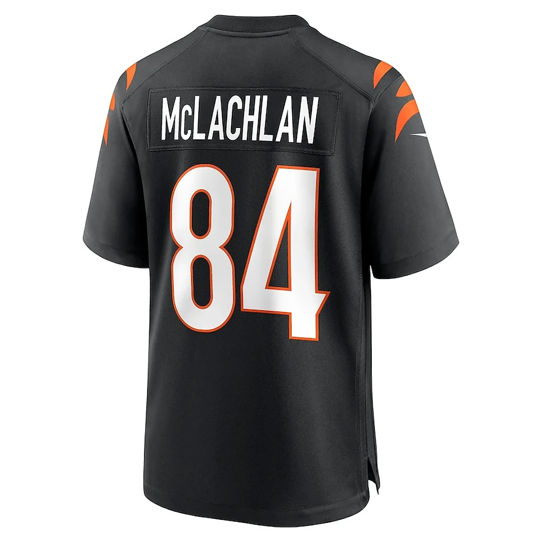 Zennovawear Tanner McLachlan 84 Cincinnati Bengals Game Men Jersey - Black