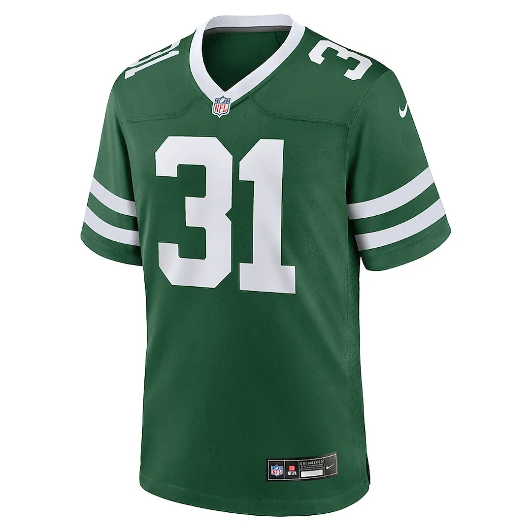 Zennovawear Tarik Cohen 31 New York Jets Team Game Men Jersey - Legacy Green