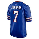 Zennovawear Taron Johnson 7 Buffalo Bills Men Game Jersey - Royal