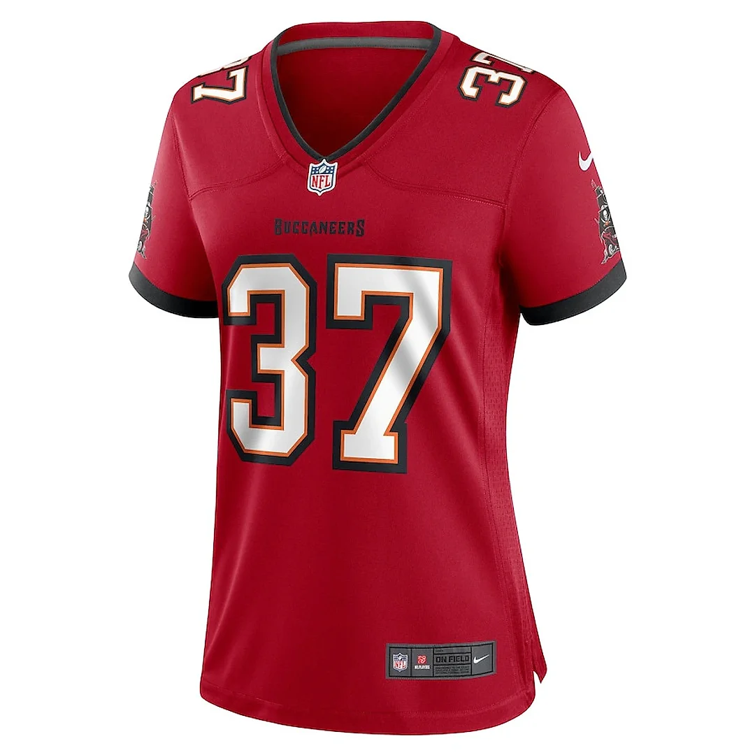 Zennovawear Tavierre Thomas 37 Tampa Bay Buccaneers Women's Game Jersey - Red
