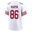 Zennovawear Tay Martin 86 San Francisco 49ers NFC Champions Patch Game Men Jersey - White
