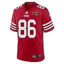 Zennovawear Tay Martin 86 San Francisco 49ers NFC Champions Patch Game Men Jersey - Scarlet