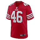Zennovawear Taybor Pepper 46 San Francisco 49ers Game Men Jersey - Scarlet