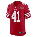 Zennovawear Tayler Hawkins 41 San Francisco 49ers NFC Champions Patch Game Men Jersey - Scarlet