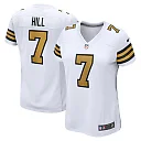 Zennovawear Taysom Hill 7 New Orleans Saints Women Alternate Game Jersey - White