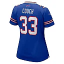 Zennovawear Te'Cory Couch 33 Buffalo Bills Women's Game Jersey - Royal