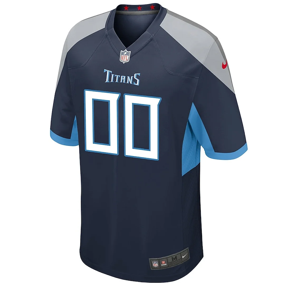 Zennovawear Tennessee Titans YOUTH Custom Game Jersey - Navy