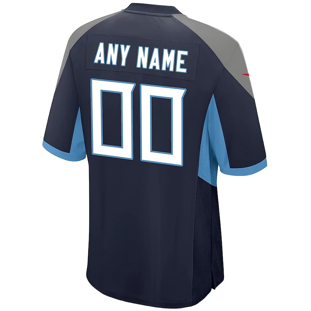 Zennovawear Tennessee Titans YOUTH Custom Game Jersey - Navy