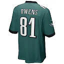 Zennovawear Terrell Owens 81 Philadelphia Eagles Men Game Retired Jersey - Midnight Green