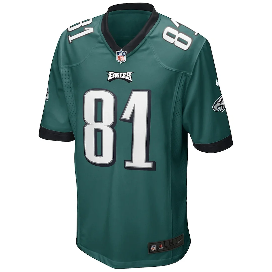 Zennovawear Terrell Owens 81 Philadelphia Eagles Men Game Retired Jersey - Midnight Green