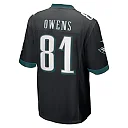 Zennovawear Terrell Owens 81 Philadelphia Eagles Men Retired Jersey - Black
