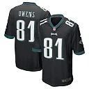 Zennovawear Terrell Owens 81 Philadelphia Eagles Men Retired Jersey - Black