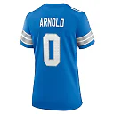 Zennovawear Terrion Arnold 0 Detroit Lions Women's Team Game Jersey - Blue