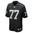 Zennovawear Thayer Munford Jr. 77 Las Vegas Raiders Team Game Men Jersey - Black