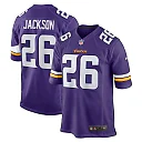 Zennovawear Theo Jackson 26 Minnesota Vikings Game Men Jersey - Purple