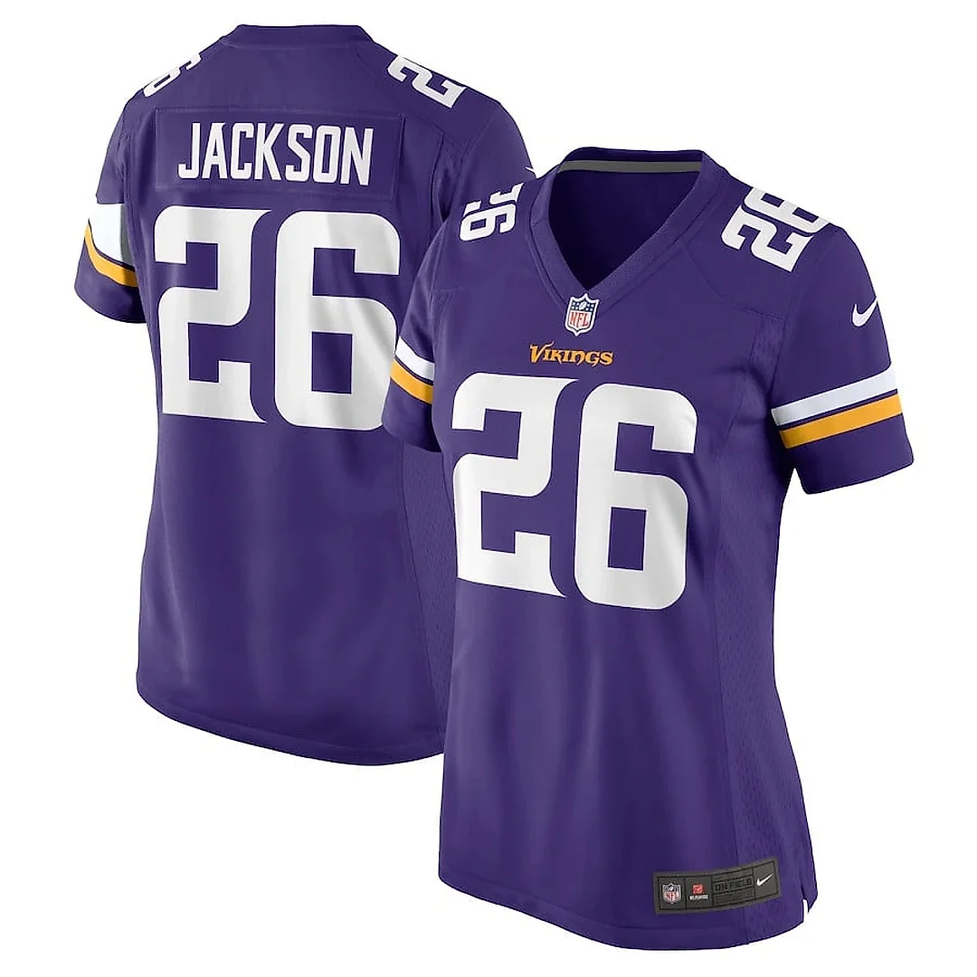 Zennovawear Theo Jackson 26 Minnesota Vikings Women's Game Jersey - Purple