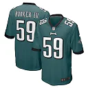 Zennovawear Thomas Booker IV 59 Philadelphia Eagles Game Men Jersey - Midnight Green