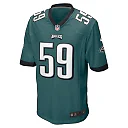 Zennovawear Thomas Booker IV 59 Philadelphia Eagles Game Men Jersey - Midnight Green