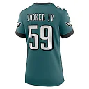 Zennovawear Thomas Booker IV 59 Philadelphia Eagles Super Bowl LIX Women's Jersey - Midnight Green