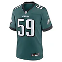 Zennovawear Thomas Booker IV 59 Philadelphia Eagles Team Game Men Jersey - Midnight Green