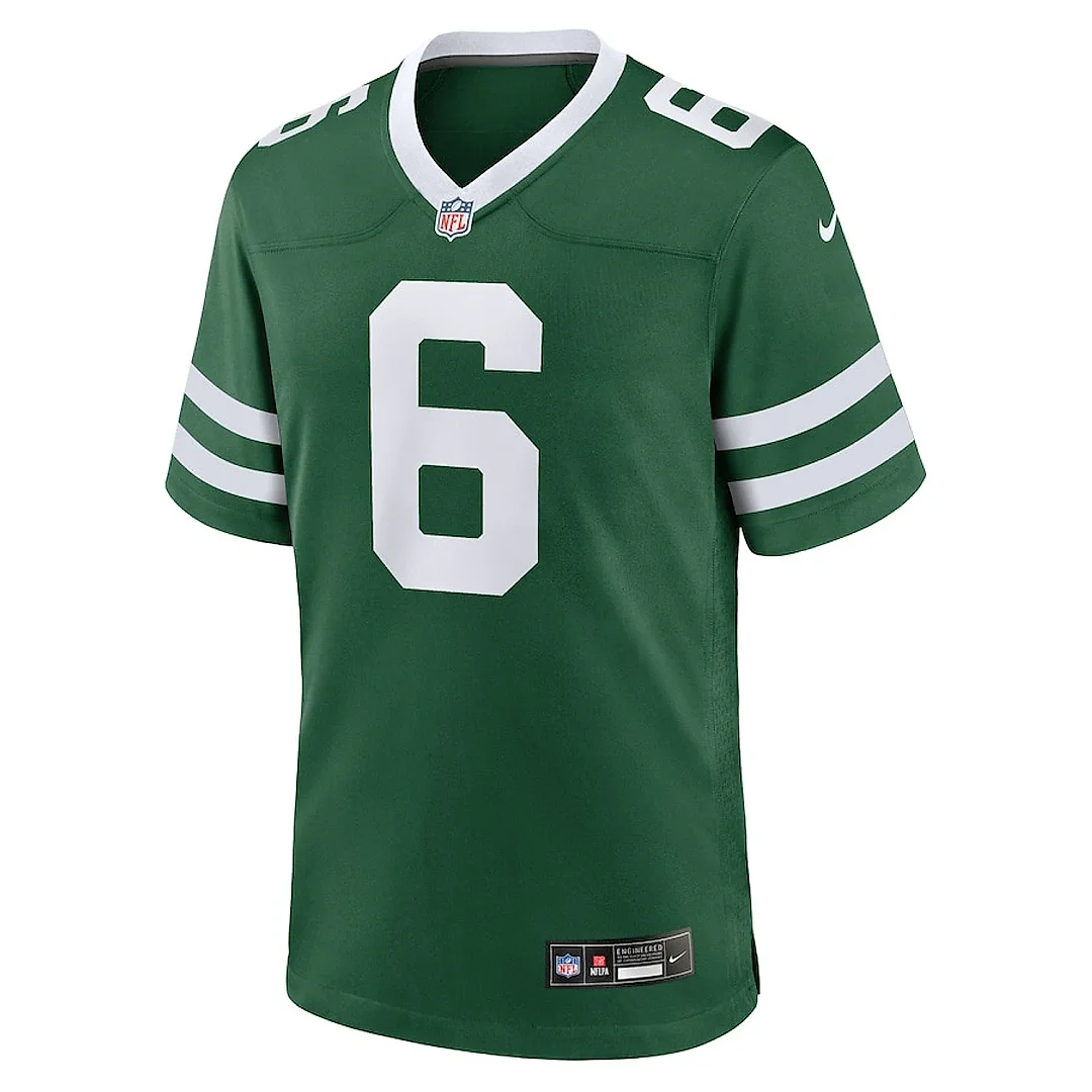 Zennovawear Thomas Morstead 6 New York Jets Team Game Men Jersey - Legacy Green