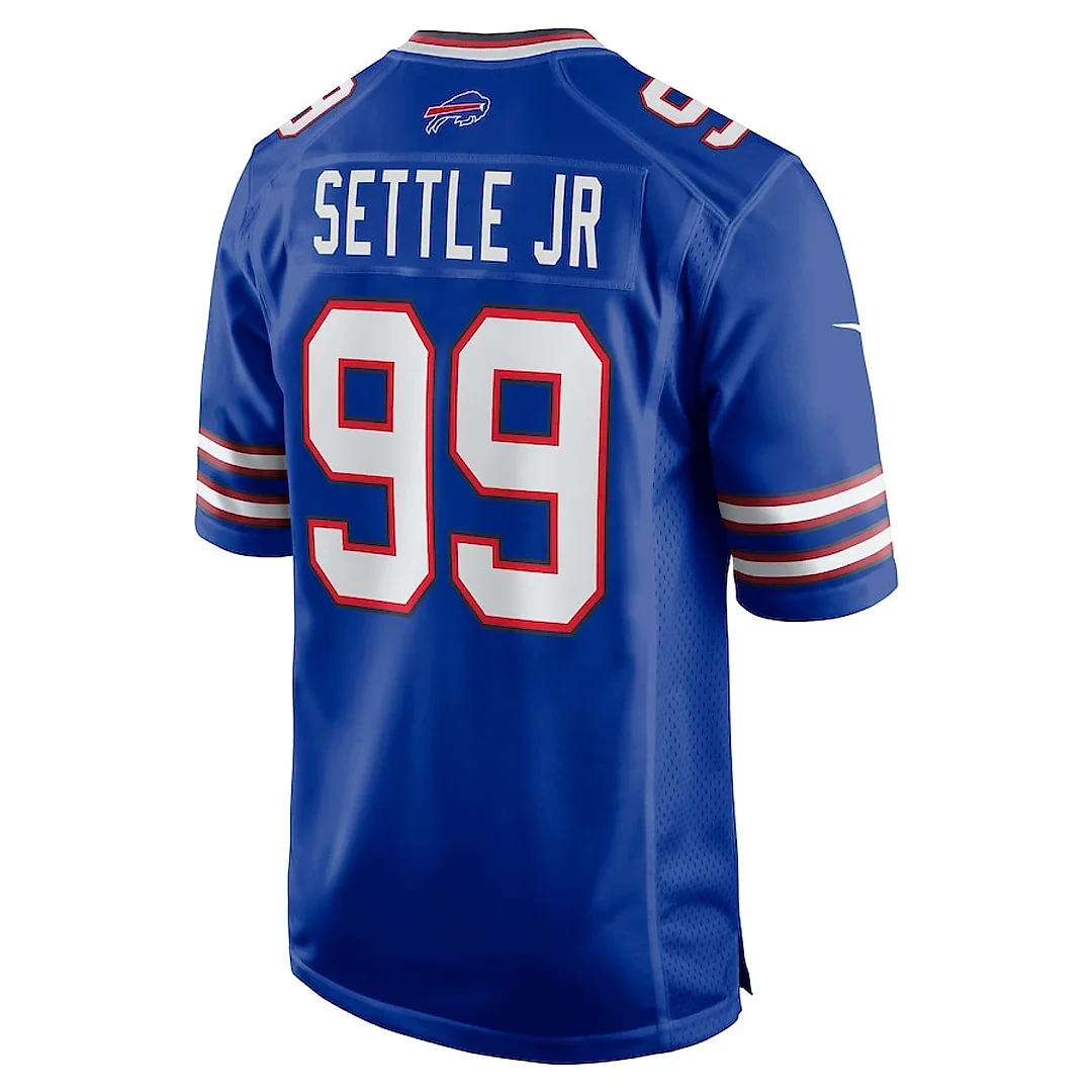 Zennovawear Tim Settle 99 Buffalo Bills Men Game Jersey - Royal