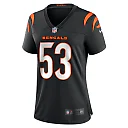 Zennovawear TJ Pesefea 53 Cincinnati Bengals Women's Team Game Jersey - Black