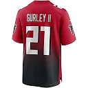 Zennovawear Todd Gurley II 21 Atlanta Falcons Men 2nd Alternate Game Jersey - Red