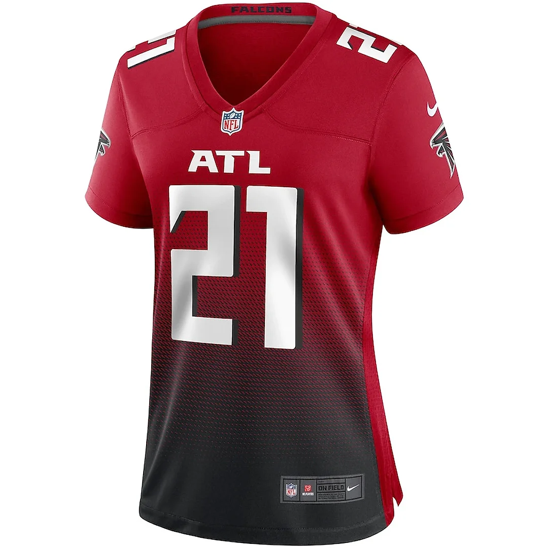 Zennovawear Todd Gurley II 21 Atlanta Falcons Women 2nd Alternate Game Jersey - Red