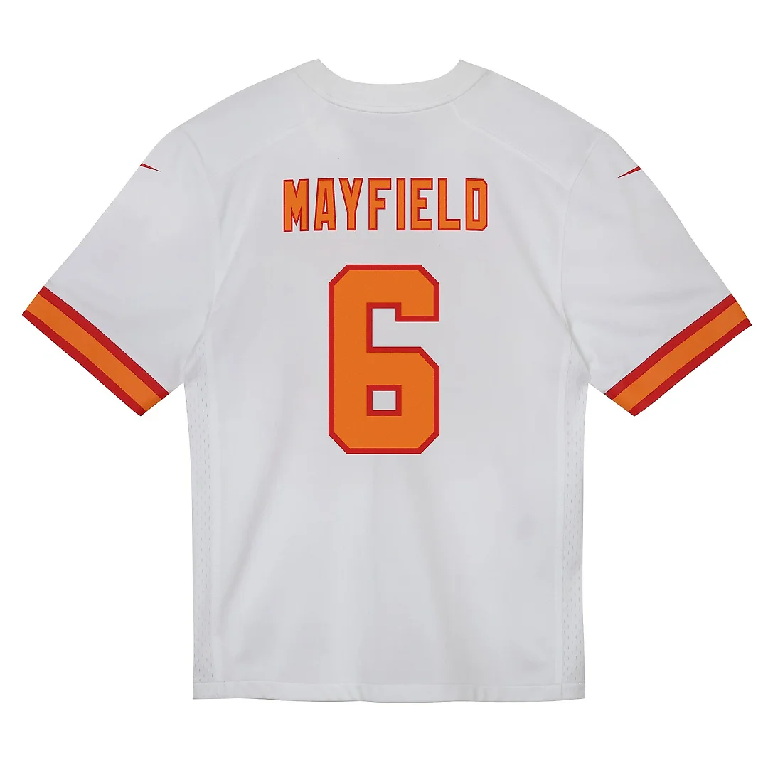 Zennovawear Baker Mayfield '76 Tampa Bay Buccaneers Toddler Game Jersey - White