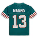 Zennovawear Dan Marino Miami Dolphins Toddler 1984 Retired Legacy Jersey - Aqua
