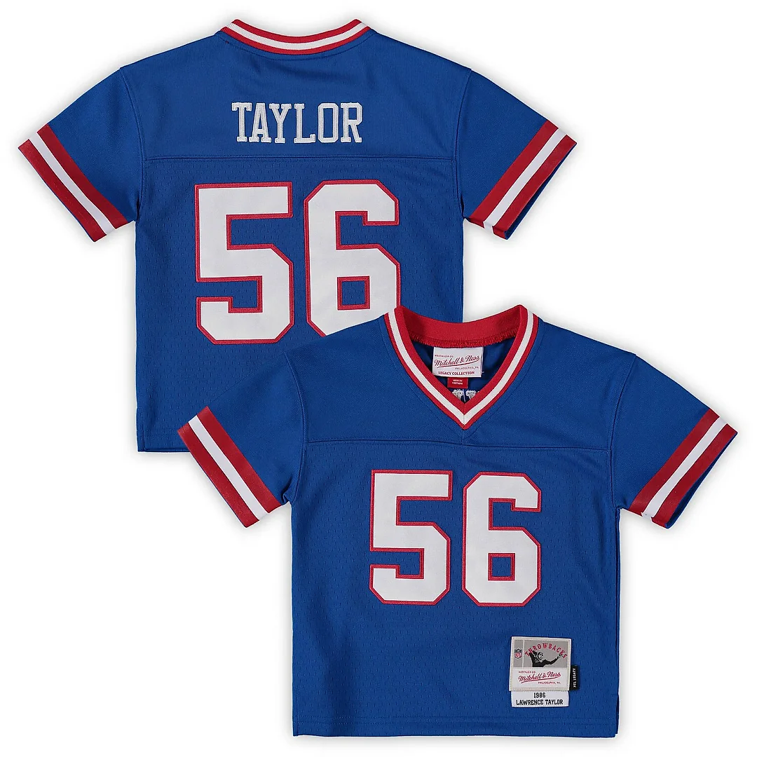 Zennovawear Lawrence Taylor New York Giants Toddler 1986 Retired Legacy Jersey - Royal