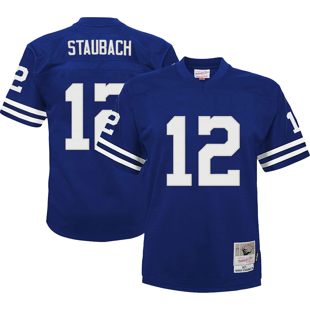 Zennovawear Roger Staubach Dallas Cowboys Toddler 1971 Retired Legacy Jersey - Navy