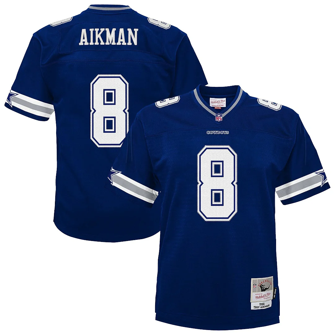 Zennovawear Troy Aikman Dallas Cowboys Toddler 1996 Retired Legacy Jersey - Navy