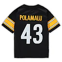 Zennovawear Troy Polamalu Pittsburgh Steelers Toddler 2005 Retired Legacy Jersey - Black