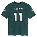 Zennovawear A.J. Brown Philadelphia Eagles Toddler Game Jersey - Midnight Green