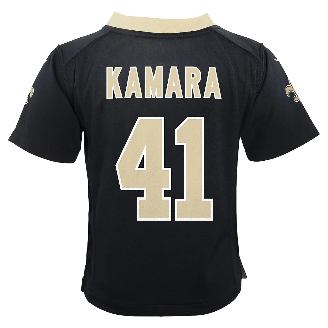 Zennovawear Alvin Kamara New Orleans Saints Toddler Game Jersey - Black