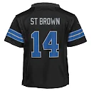 Zennovawear Amon-Ra St. Brown Detroit Lions Toddler Alternate Game Jersey - Black