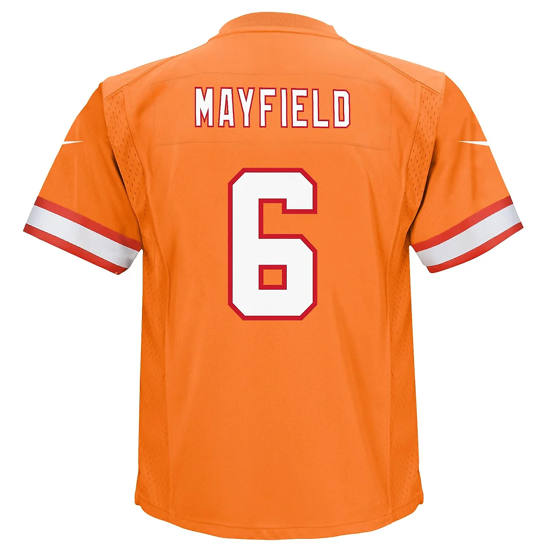 Zennovawear Baker Mayfield Tampa Bay Buccaneers Toddler Alternate Game Jersey - Orange