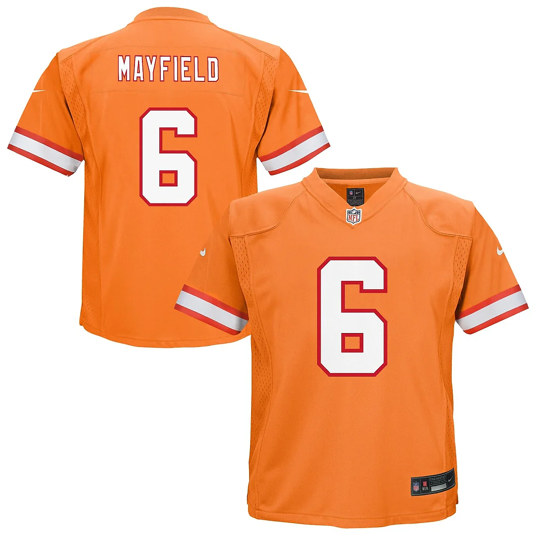 Zennovawear Baker Mayfield Tampa Bay Buccaneers Toddler Alternate Game Jersey - Orange