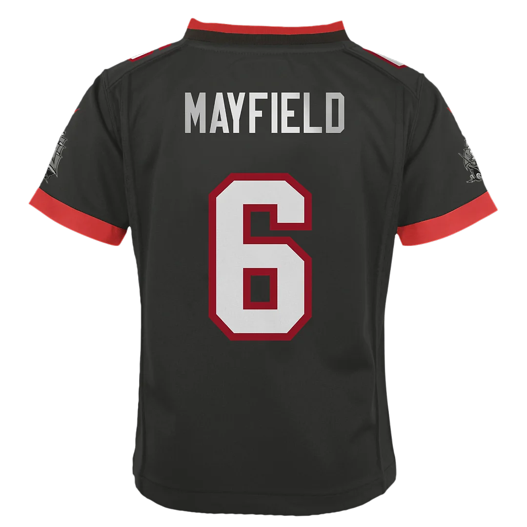 Zennovawear Baker Mayfield Tampa Bay Buccaneers Toddler Alternate Game Jersey - Pewter