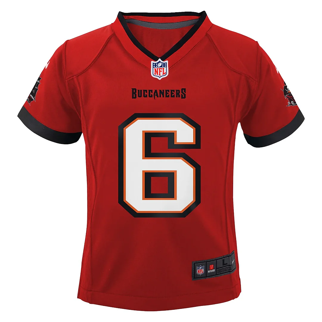 Zennovawear Baker Mayfield Tampa Bay Buccaneers Toddler Game Jersey - Red