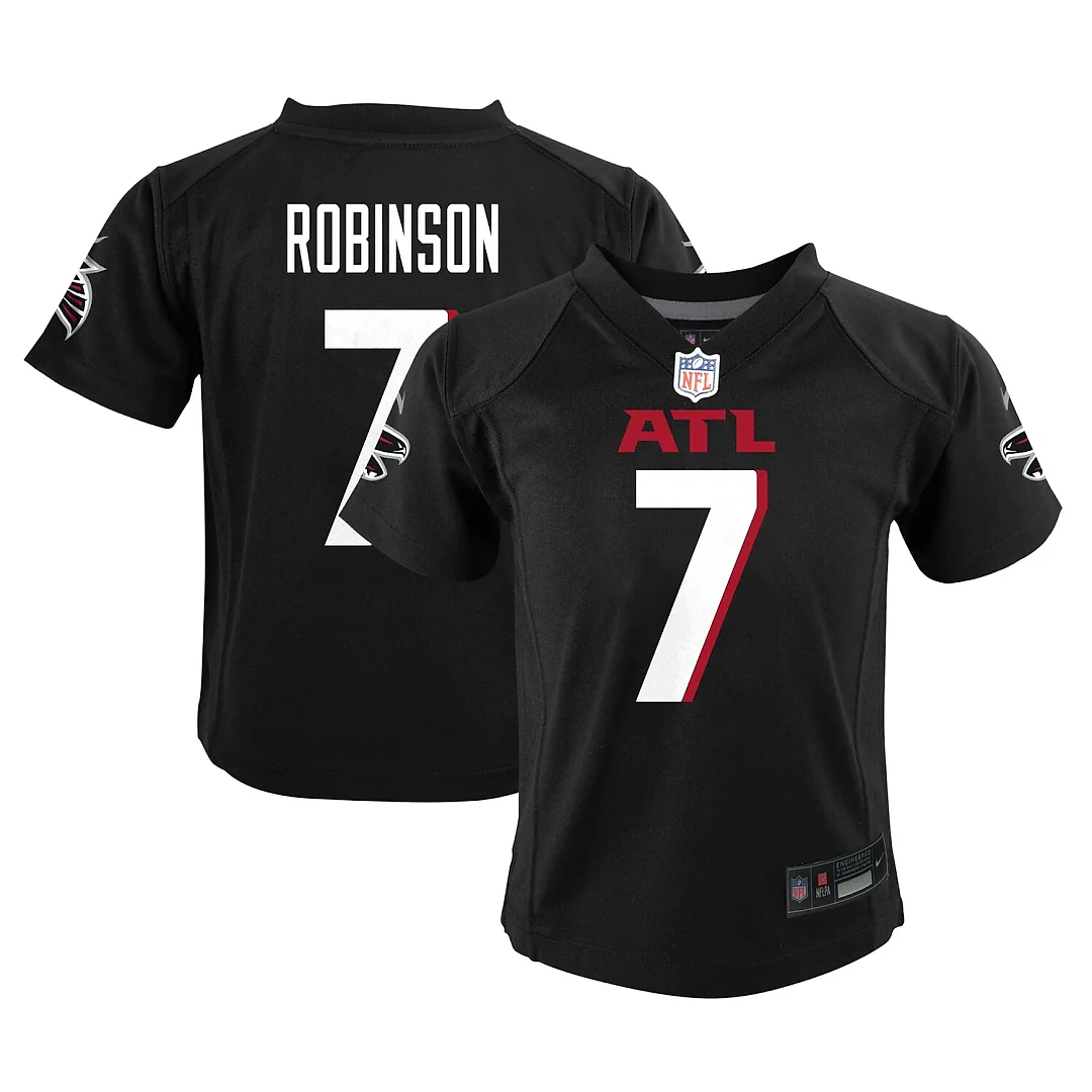 Zennovawear Bijan Robinson Atlanta Falcons Toddler Game Jersey - Black