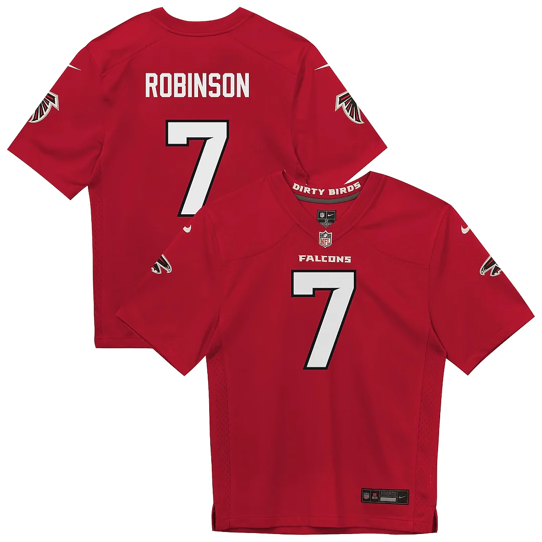 Zennovawear Bijan Robinson Atlanta Falcons Toddler Team Game Jersey - Red