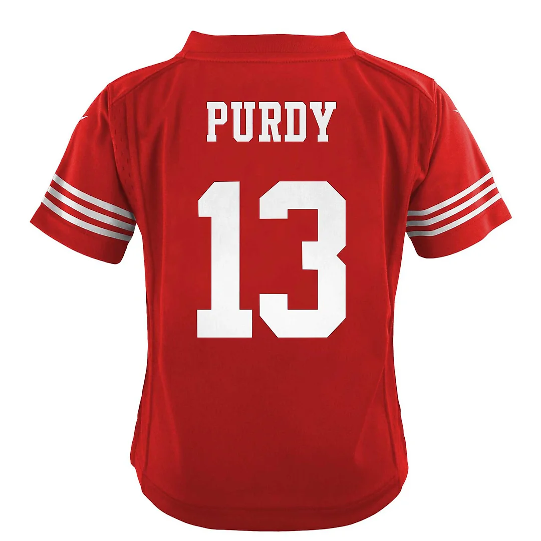 Zennovawear Brock Purdy San Francisco 49ers Toddler Game Jersey - Scarlet