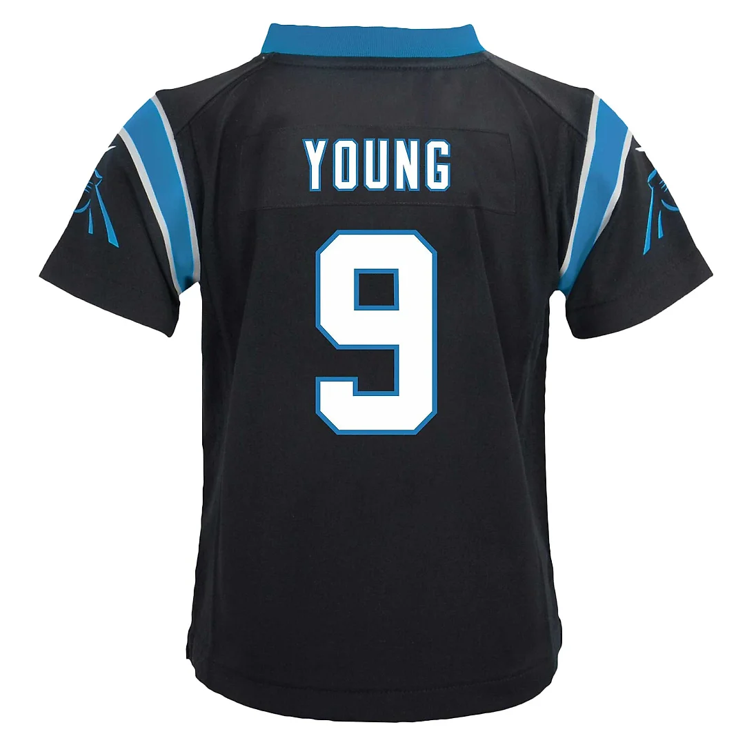Zennovawear Bryce Young Carolina Panthers Toddler Game Jersey - Black