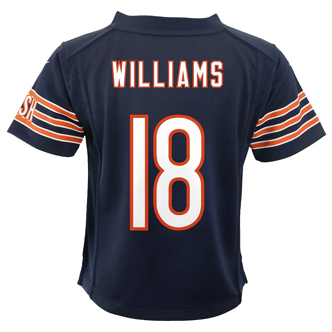 Zennovawear Caleb Williams Chicago Bears Toddler Game Jersey - Navy