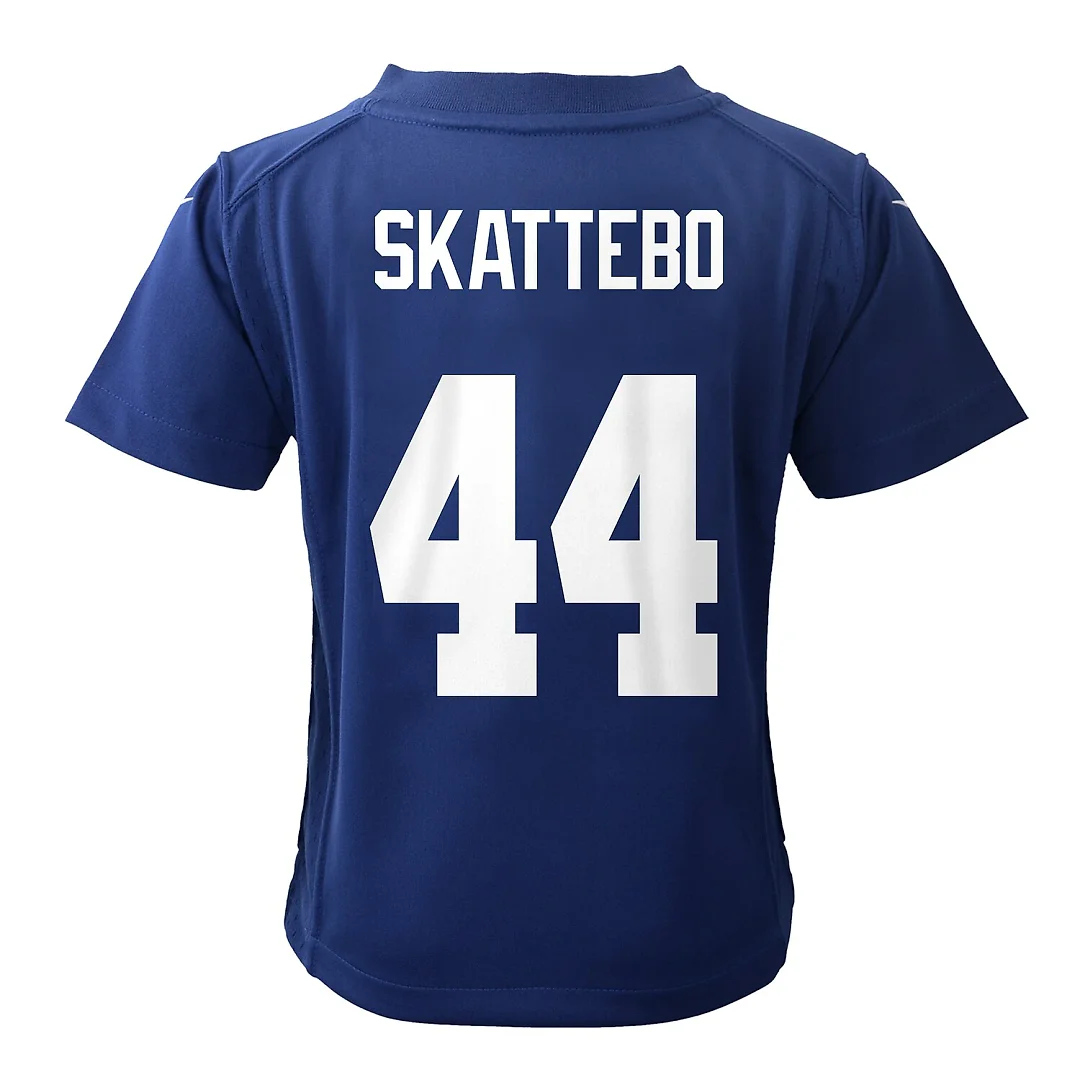 Zennovawear Cam Skattebo New York Giants Toddler Team Game Jersey - Royal