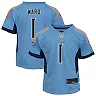 Zennovawear Cameron Ward Tennessee Titans Toddler Game Jersey - Light Blue
